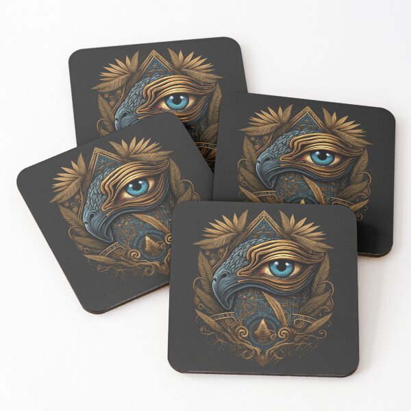 Item preview, Tribal Inspired Art Print Posters Canvas Art Egyptian Gods Egyptian Bird designed and sold by Design Den.