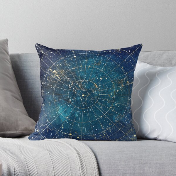 Star Map :: City Lights Throw Pillow