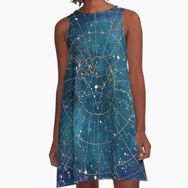 Star Map Casual Dress