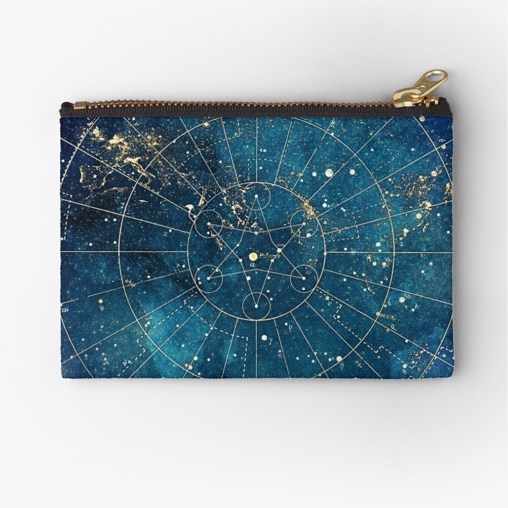 Star Map :: City Lights Zipper Pouch