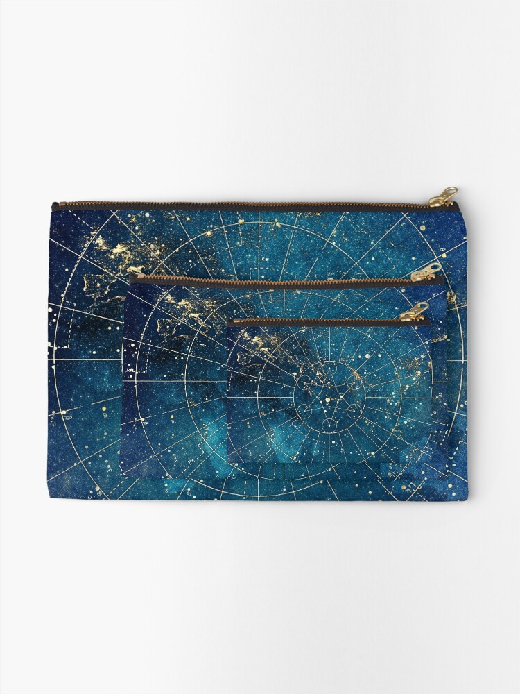 Alternate view of Star Map :: City Lights Zipper Pouch