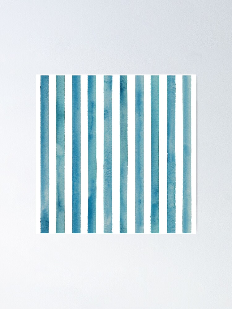 Vertical blue and white stripes seamless Vector Image