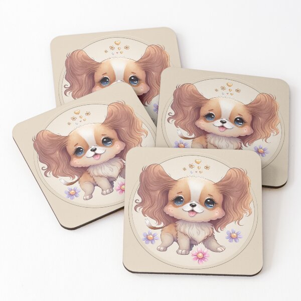 Item preview, Adorable Papillon Puppy Dog designed and sold by KieraJewel.