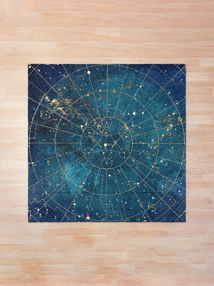 Alternate view of Star Map :: City Lights Comforter