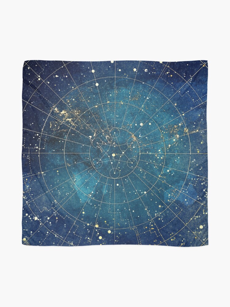 Alternate view of Star Map :: City Lights Scarf