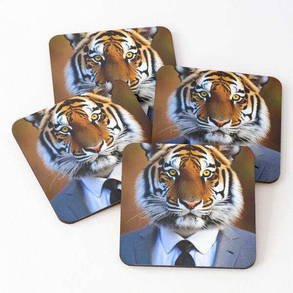Item preview, Tiger in a Suit 1 designed and sold by A.I. Does  Art.