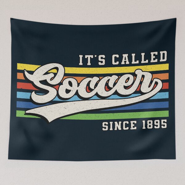 Item preview, It's Called Soccer (rainbow coloured) designed and sold by Numero14.