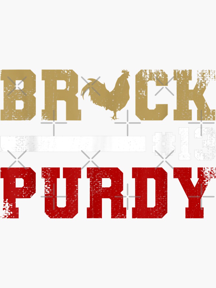 Brock Purdy 13 Sticker for Sale by jeffhaab917