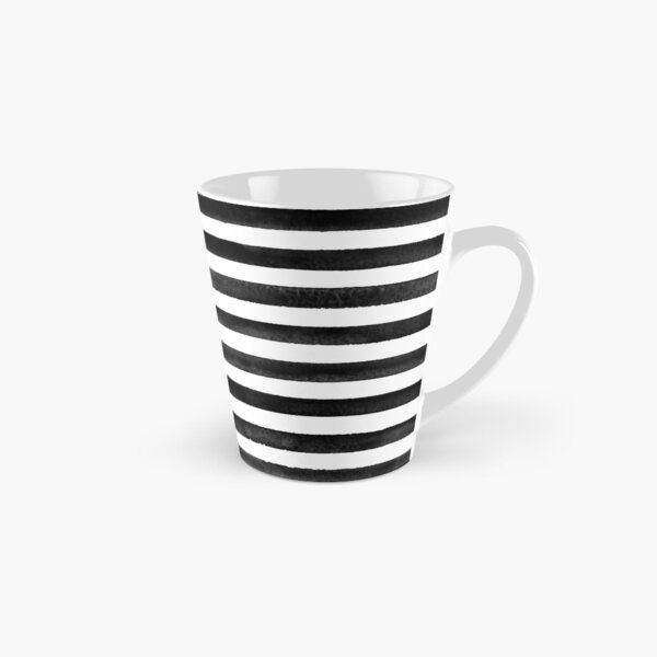 Item preview, Watercolor black stripes on white background. Black and white striped seamless pattern designed and sold by olgersart.
