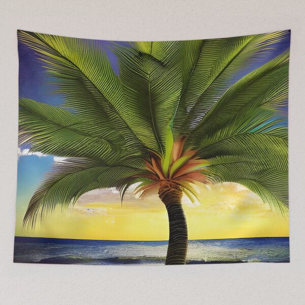 Item preview, Tropical Palm Tree Artwork designed and sold by gramizzia.