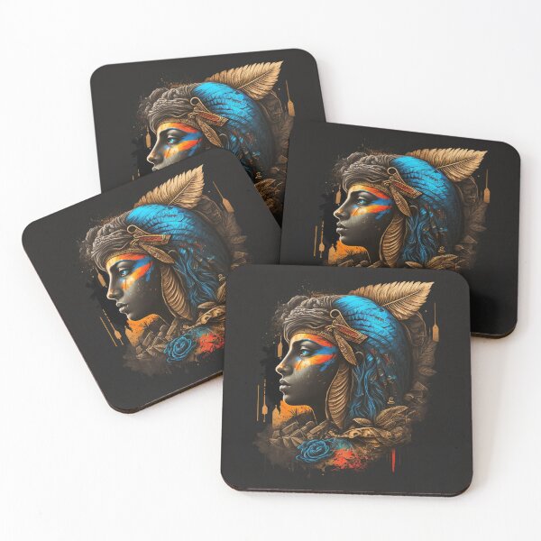 Item preview, Young King, Tribal Inspired Art Print Posters Canvas Art Egyptian Gods Egyptian Bird designed and sold by Design Den.