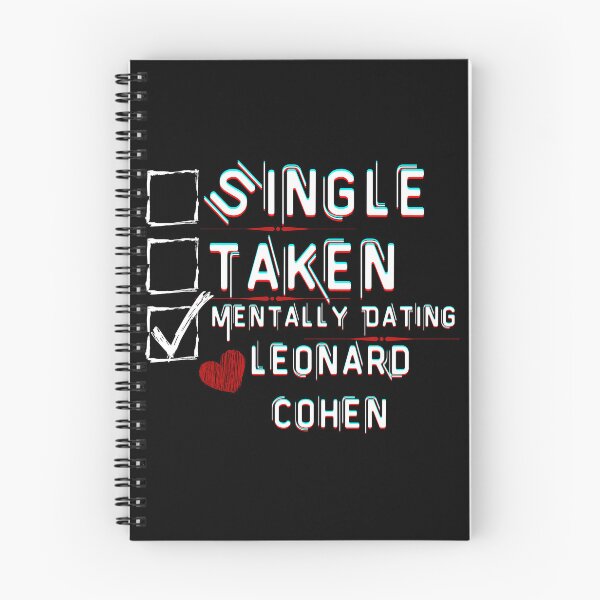 Item preview, Mentally Dating Leonard Cohen designed and sold by ColorprintsGO.