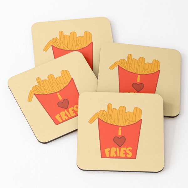 Aperçu de l'œuvre j'adore les frites créée et vendue par calliedale.