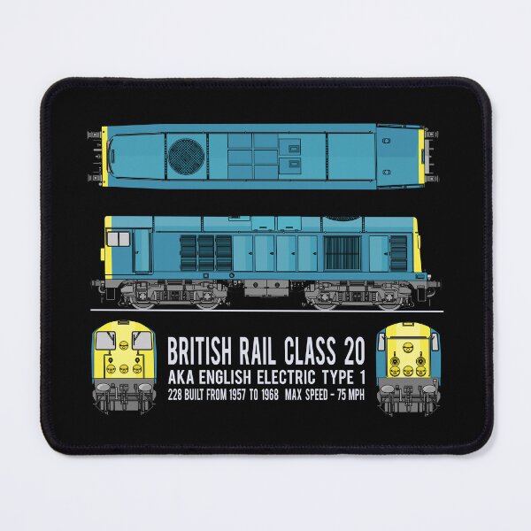 Item preview, British Rail Class 20 English Electric Type 1 Diesel Locomotive Train Diagram Gift designed and sold by Maljonic.