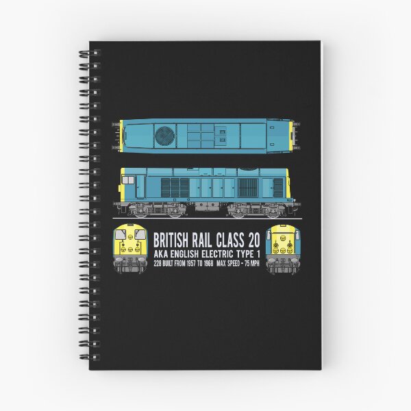 Item preview, British Rail Class 20 English Electric Type 1 Diesel Locomotive Train Diagram Gift designed and sold by Maljonic.