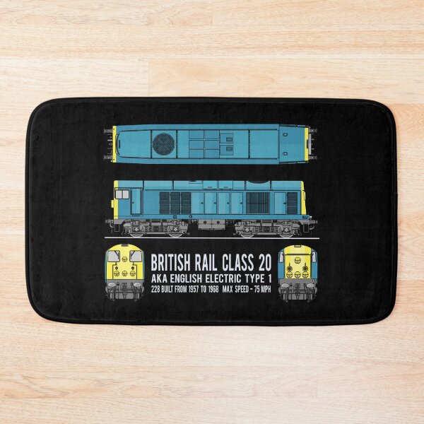 Item preview, British Rail Class 20 English Electric Type 1 Diesel Locomotive Train Diagram Gift designed and sold by Maljonic.