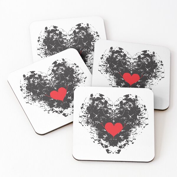 Item preview, Valintines Day Inkblot Heart designed and sold by blackdogshop.