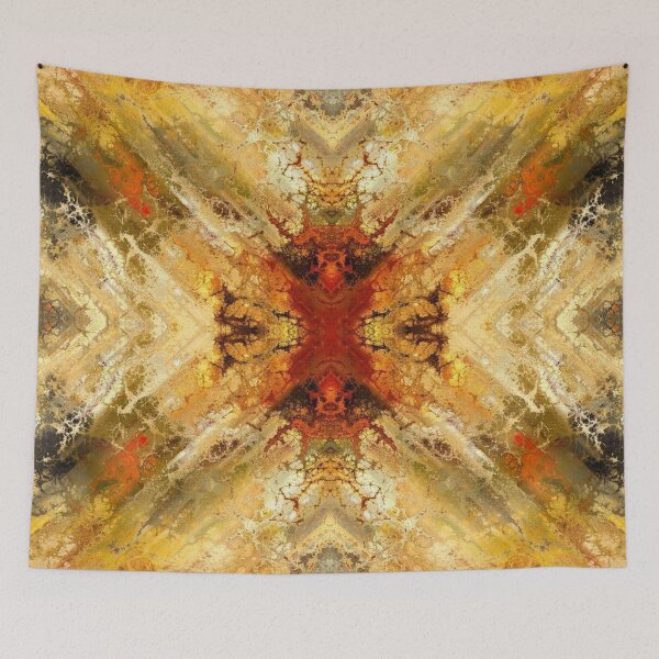 Item preview, multicolored decorative abstract pattern designed and sold by ErhanArt.