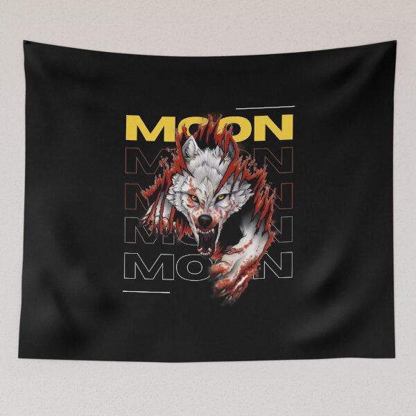 Item preview, Wolf moon Design designed and sold by fun-times-store.