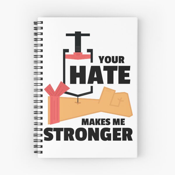 Item preview, Your Hate Makes Me Stronger. Hate Shot In The Arm. Hate Fuel Injection Vaccine Infusion Quote designed and sold by doseofwin.