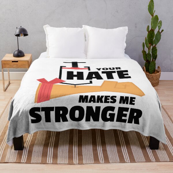 Item preview, Your Hate Makes Me Stronger. Hate Shot In The Arm. Hate Fuel Injection Vaccine Infusion Quote designed and sold by doseofwin.