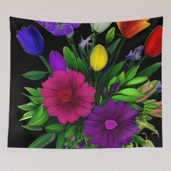 Item preview, Fantasy Flower Bouquet designed and sold by gramizzia.