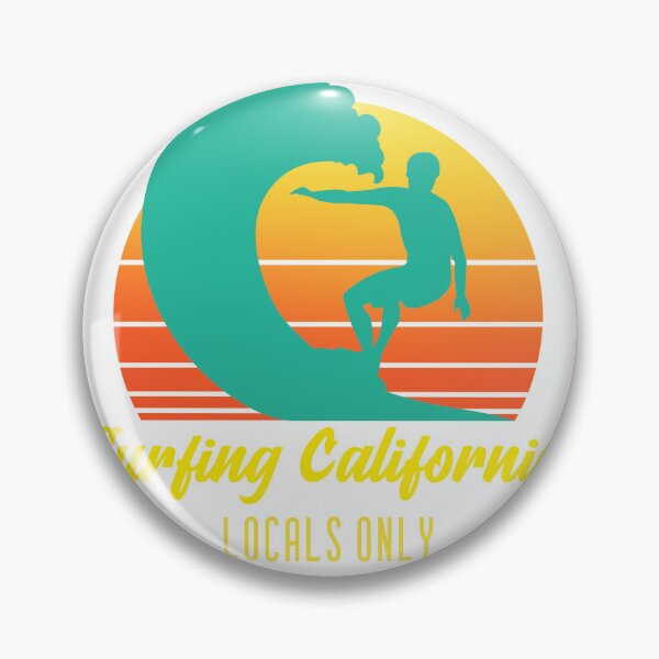 Item preview, Surfing California - Locals Only T-Shirt designed and sold by OlevenTees.
