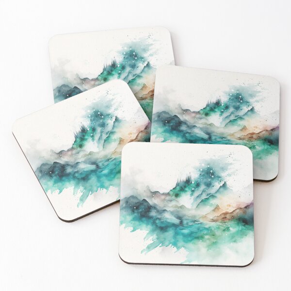 Item preview, Relaxing Watercolor #186 designed and sold by Avocado Design Studio.