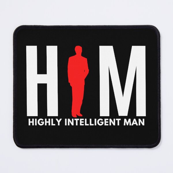 Item preview, Gender Identity | HIM Acronym | Highly Intelligent Man (Red)  designed and sold by ACRONYMSONLY.