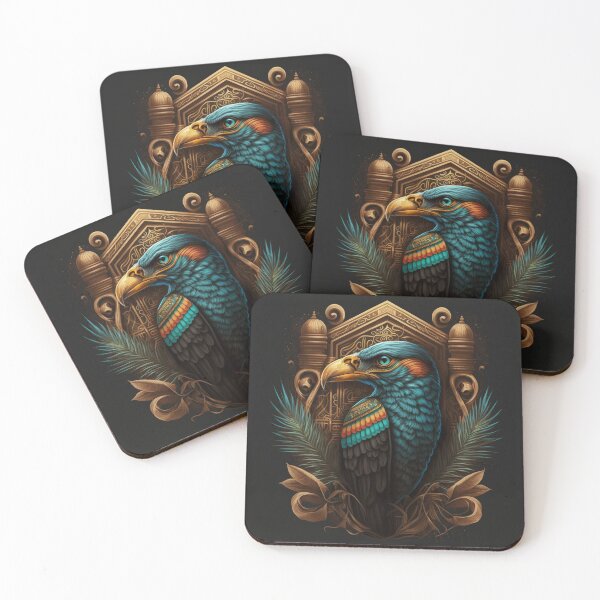 Item preview, Tribal Inspired Art Print Posters Canvas Art Egyptian Gods Egyptian Bird designed and sold by Design Den.