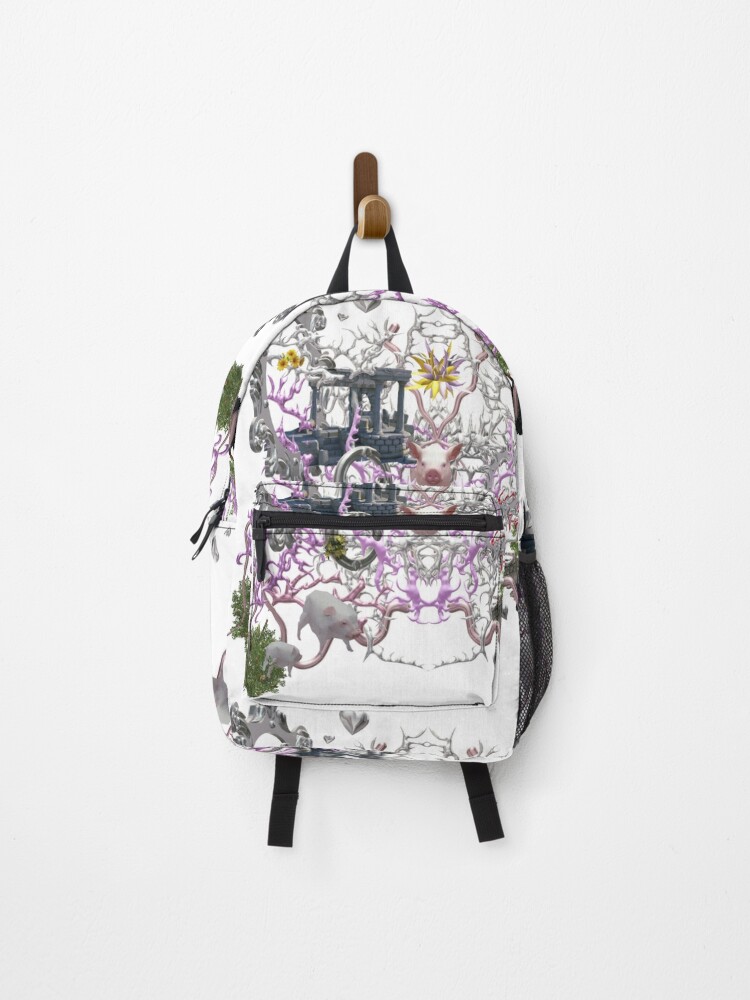 Thumbnail 1 of 3, Backpack, P i g  designed and sold by Virtual Pig Claw  (ˆ(oo)ˆ).
