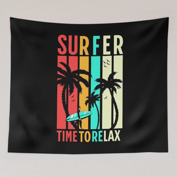 Item preview, SURFER TIME TO RELAX HOLIDAY designed and sold by PECCATOR.