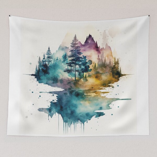 Item preview, Relaxing Watercolor #189 designed and sold by Avocado Design Studio.