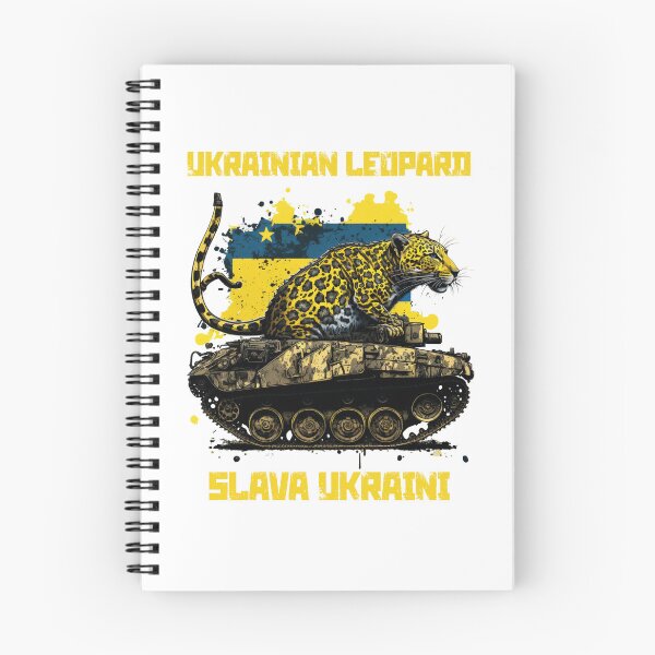 Item preview, ¡Leopardo en las carreteras de Ucrania! designed and sold by Bircanix.