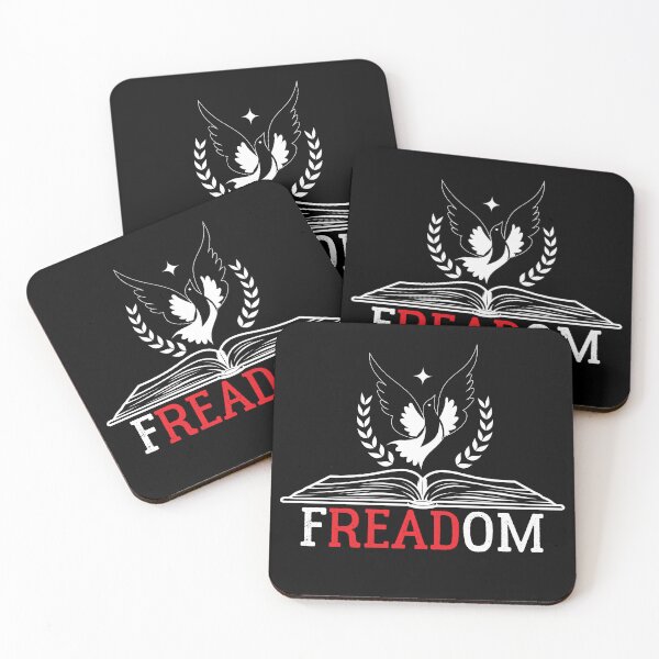Item preview, Freadom banned books week - bookworm and bookaholic  designed and sold by Raiko-art.