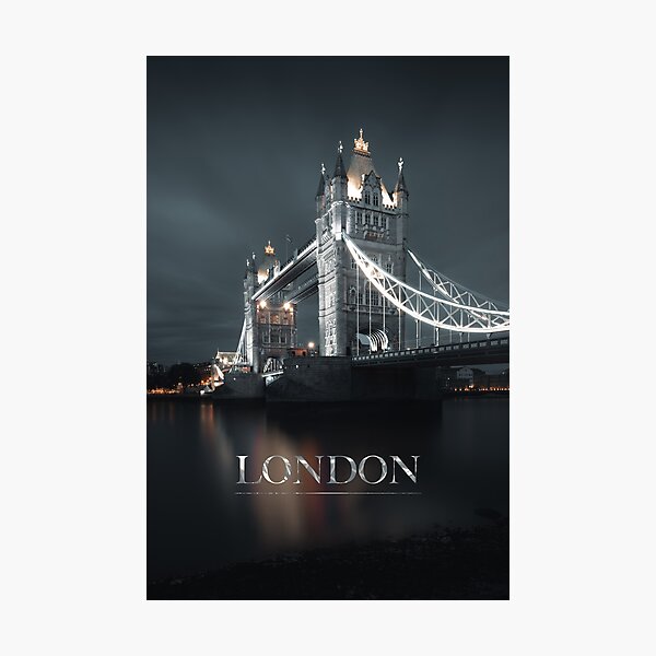 Tower Bridge London Poster Photographic Print