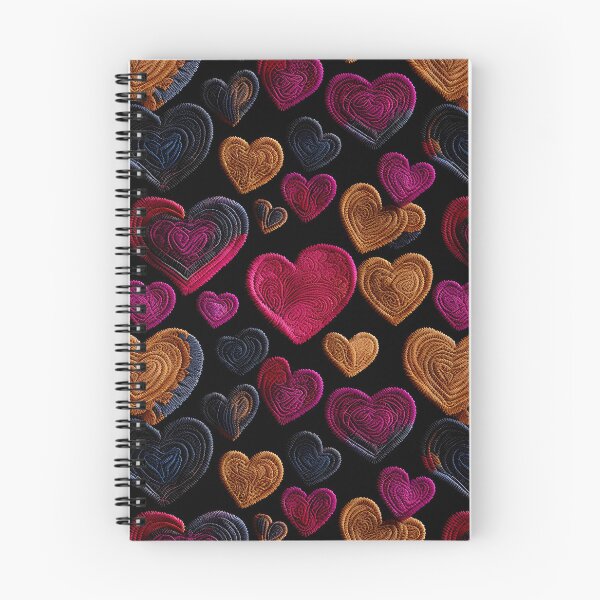 Item preview, Copy of Everyheart golder hearts Embroidered Pattern 22_S40 designed and sold by CreArtorium.