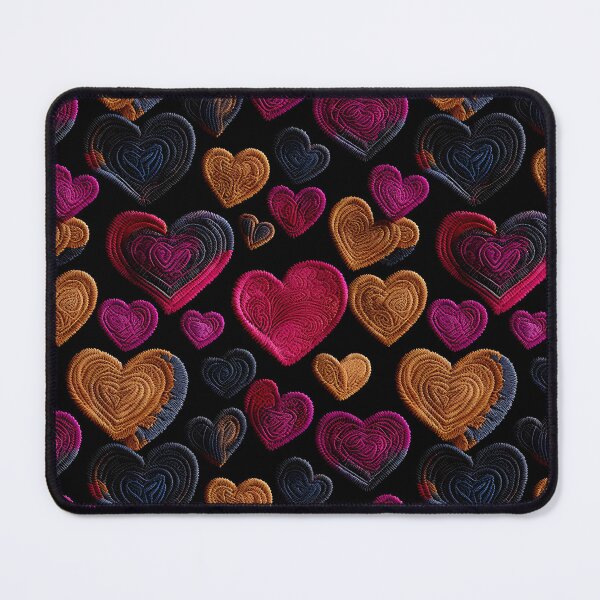 Item preview, Copy of Everyheart golder hearts Embroidered Pattern 22_S40 designed and sold by CreArtorium.