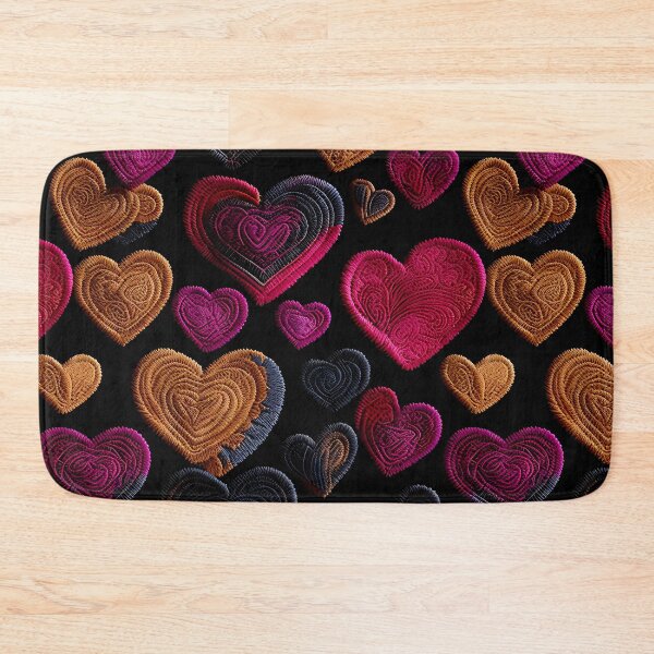 Item preview, Copy of Everyheart golder hearts Embroidered Pattern 22_S40 designed and sold by CreArtorium.