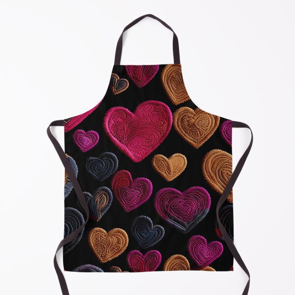 Item preview, Copy of Everyheart golder hearts Embroidered Pattern 22_S40 designed and sold by CreArtorium.