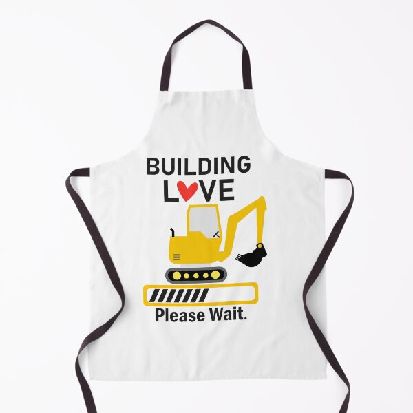 Item preview, Building Love, please wait, Valentine for Girlfriend or Boyfriend designed and sold by Sunnyhova.