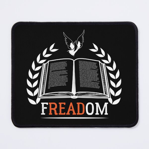 Item preview, Freadom banned books week - bookworm and bookaholic  designed and sold by Raiko-art.