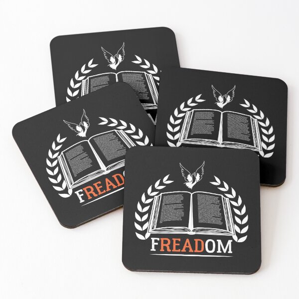 Item preview, Freadom banned books week - bookworm and bookaholic  designed and sold by Raiko-art.