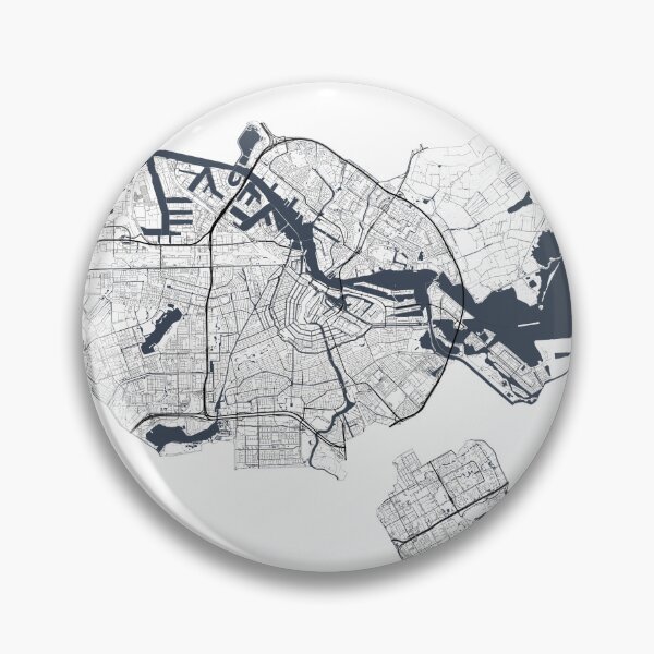 Item preview, Amsterdam - minimalistic map of the capital city of Netherlands designed and sold by jnt1981.