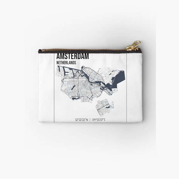 Item preview, Amsterdam - minimalistic map of the capital city of Netherlands designed and sold by jnt1981.