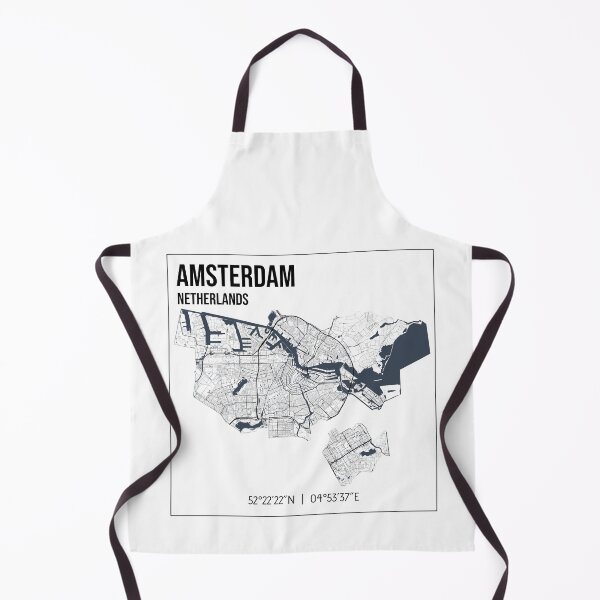 Item preview, Amsterdam - minimalistic map of the capital city of Netherlands designed and sold by jnt1981.