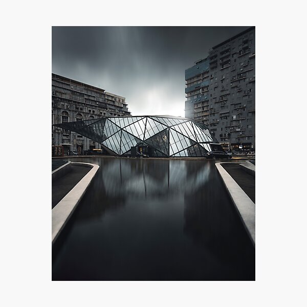 Modern futuristic Building Reflection Photographic Print