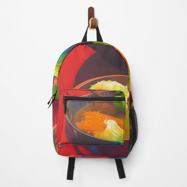 Item preview, Bowls of Hot Soup, Colourful Food Composition designed and sold by FewBits.