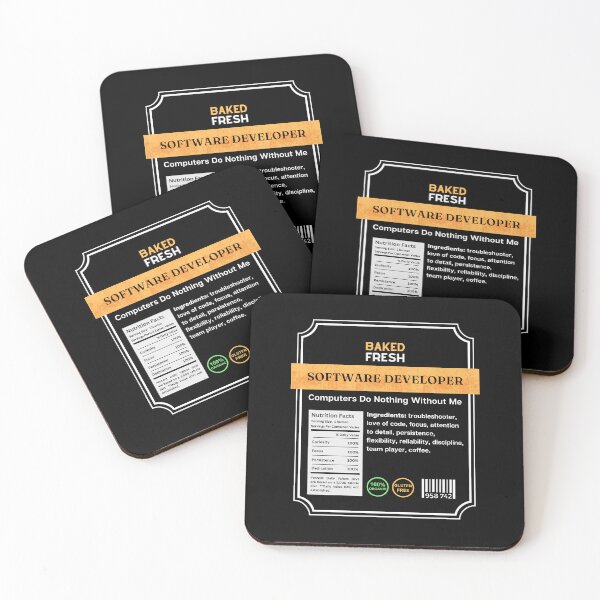 Item preview, Software Developer as a Food Label designed and sold by Glow Spring.