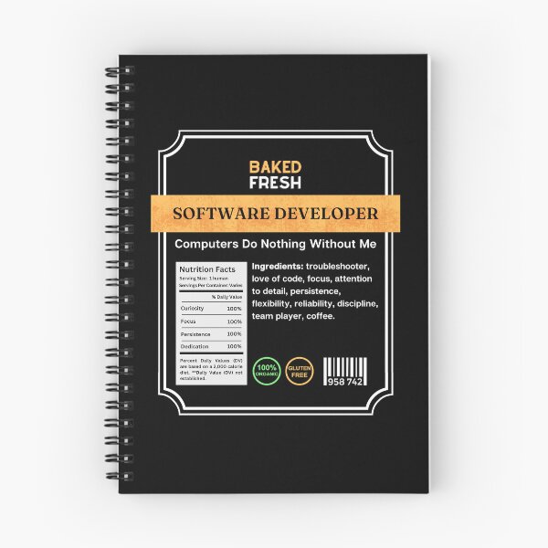 Item preview, Software Developer as a Food Label designed and sold by kiliteh.